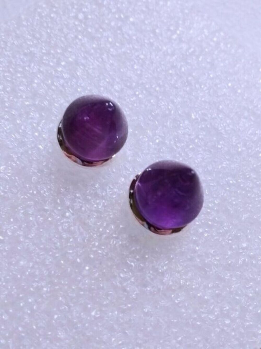 Dark Purple Amethyst Cone Studs #6 ~ Edgy BadA$$ & Sexy! - Picture 4 of 13